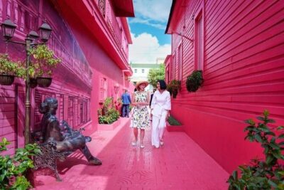 Amber cove & Taino bay - Puerto plata city tour - shore Excursion - Umbrella Street: Color First, Then You Notice the Details