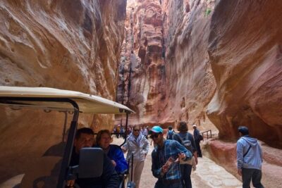 Aqaba Shore Excursion: Private accessible Petra Tour - The Siq and the Treasury: the showpiece route, with less strain