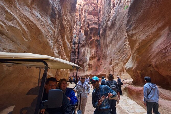 Aqaba Shore Excursion: Private accessible Petra Tour - The Siq and the Treasury: the showpiece route, with less strain