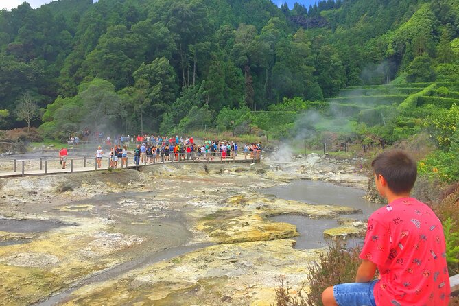 Azores: Shore Excursion Furnas - Crater volcano and hot springs - The cooking holes at Furnas: seeing everyday life powered by the volcano
