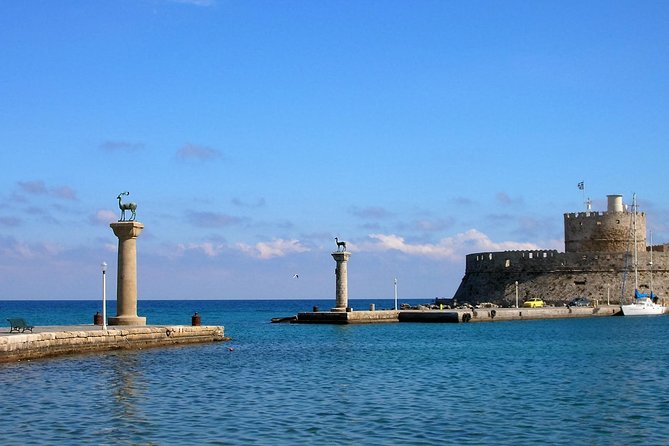 BEST OF RHODES ISLAND - PRIVATE TOUR - SHORE EXCURSION - FULL DAY - 4 People - Haraki Beach: A Real Break for Lunch by the Water