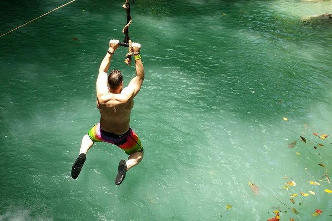 Blue Hole Waterfall & Beach Break Shore Excursion from Port of Falmouth - Ocho Rios jerk lunch: good fuel, and a chance to control your budget
