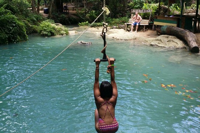 Blue Hole Waterfall & Beach Break Shore Excursion from Port of Falmouth - Price and what your $102.57 actually buys