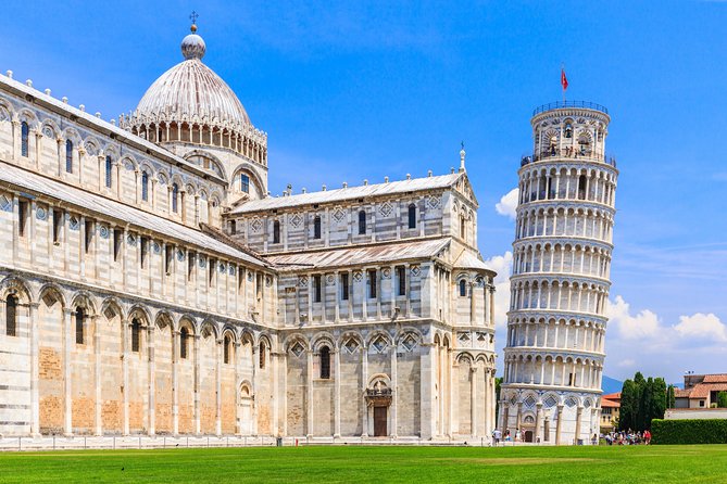 Cinque Terre and Pisa Shared Shore Excursion from Livorno - Pisa timing: Leaning Tower views on Piazza dei Miracoli