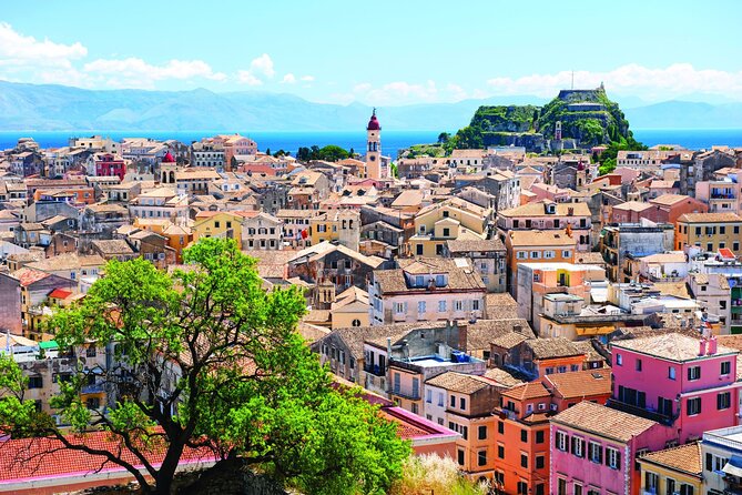 Comprehensive Corfu Shore Excursion from Cruise Port - St. Spyridon Church exterior and the red-domed bell tower