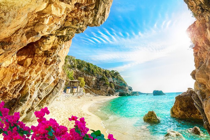 Corfu Shore Excursion : Paleokastritsa, Corfu Town & Beach Break - Paleokastritsa Beach break: a choose-one hour (swim or sea-caves boat)