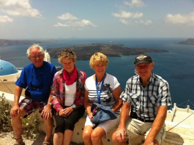 Cruise Traveller's Shore Excursion - Prophet Elias Mountain and the Monastery Views Over Santorini