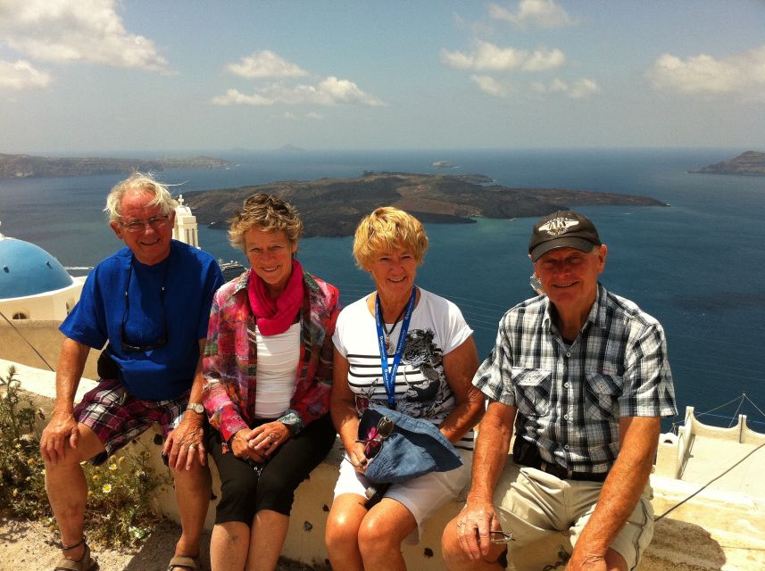 Cruise Traveller's Shore Excursion - Prophet Elias Mountain and the Monastery Views Over Santorini