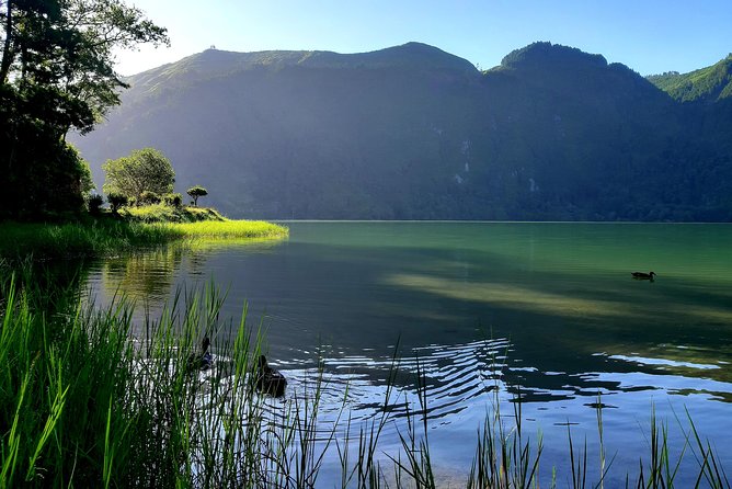 Cruise Travellers: Sete Cidades Volcano, The Blue & Green Lake - Stop 4: Miradouro da Ponta do Escalvado Over Cliffs and Mosteiros Islets