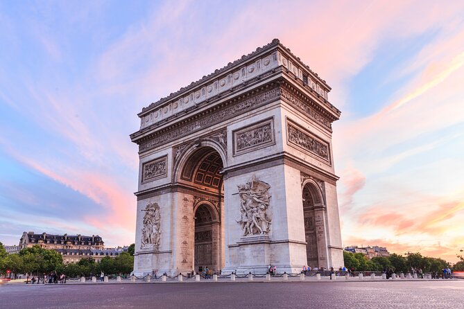 Deluxe Paris Shore Excursion from Le Havre with Seine Cruise - Arc de Triomphe: quick stop, strong context