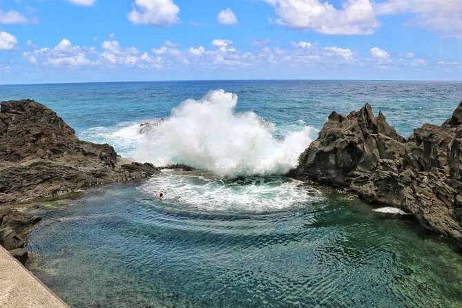 Discovering Northwest Madiera Shore Excursion w/ Harbour pickup - Porto Moniz: Lava Pools, Black Rock, and a Swim Break