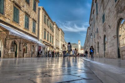 Dubrovnik Above Beyond, Srdj drive & guided Old Town PRIVATE SHORE EXCURSION - Franjo Tudman Bridge viewpoint: instant orientation over the harbor