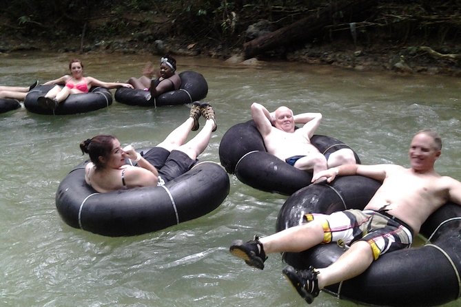 Falmouth Shore Excursion: Blue Hole, White River Tubing - White River tubing: inner-tube fun with rapids and rope-swing time