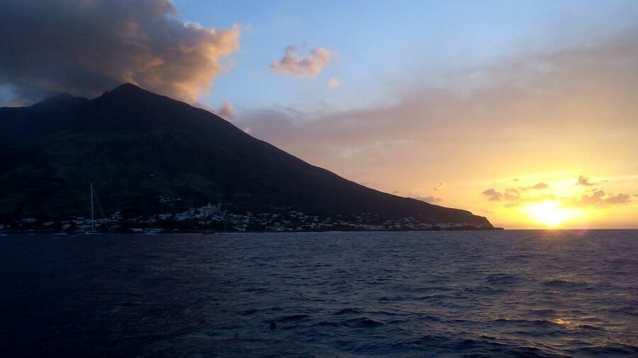 From Milazzo: Panarea & Stromboli Cruise Excursion - The crossing over Panarea’s volcanic caldera