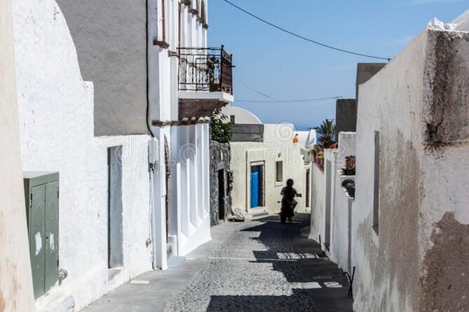 Full Day Shore Excursion Tour - Perivolos area time: black sand, plus the most practical meal option
