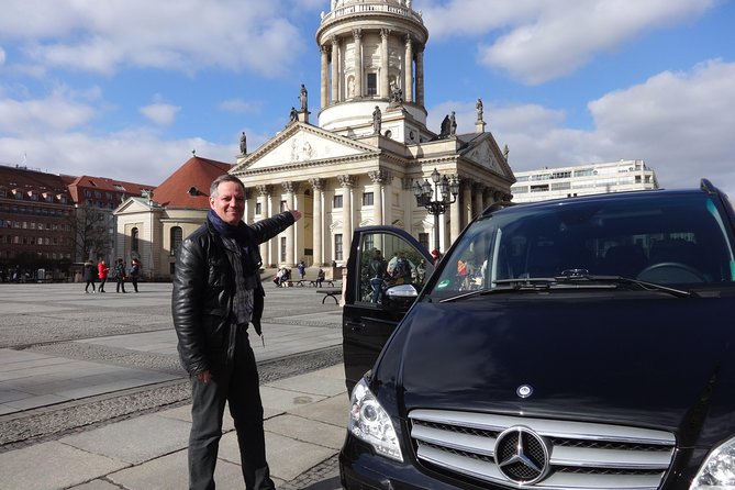 Group Driving Tour 1 to 6 people. Berlin Shore Excursion incl pick-up at Port - Brandenburg Gate to Kaiser Wilhelm Memorial Church: Symbols With Context