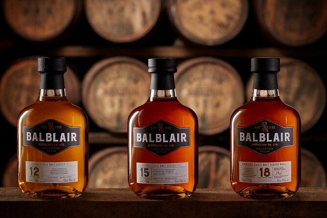 Invergordon Cruise Excursion - Castle ,Whisky and History Tour - Balblair Distillery: slow whisky making, fast tour time