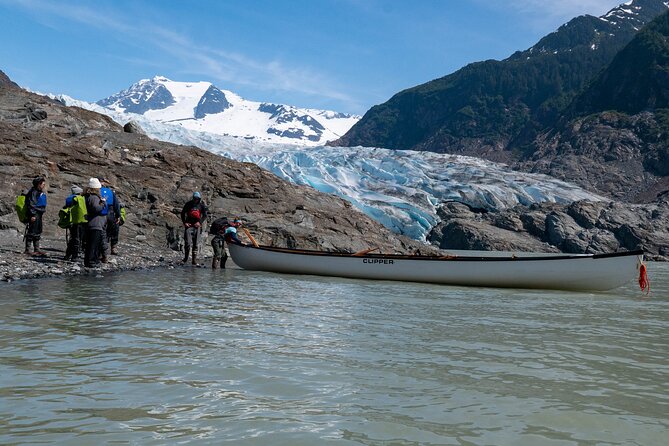 Juneau Shore Excursion: Mendenhall Glacier Canoe, Paddle and Hike - The rocky hike: your close-up glacier time on foot