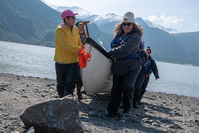 Juneau Shore Excursion: Mendenhall Glacier Canoe, Paddle and Hike - West Glacier Trailhead: de-gear and head back