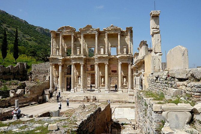Kusadasi Shore Excursion: Private Tour to Ephesus and the House of Virgin Mary - Celsus, Hadrian, Trajan, Odeon, and the Great Theater as one story