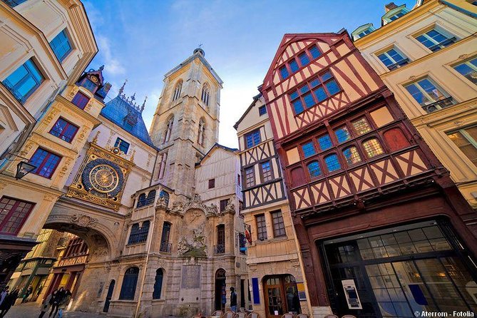 Le Havre Shore Excursion: Private Tour of Giverny, Rouen and Honfleur - Rouen Cathedral, Gros Horloge, and the Joan of Arc streets