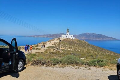 Mykonos Private Shore Excursion: Half-Day Island Discovery - Armenistis Lighthouse: the first big Aegean view