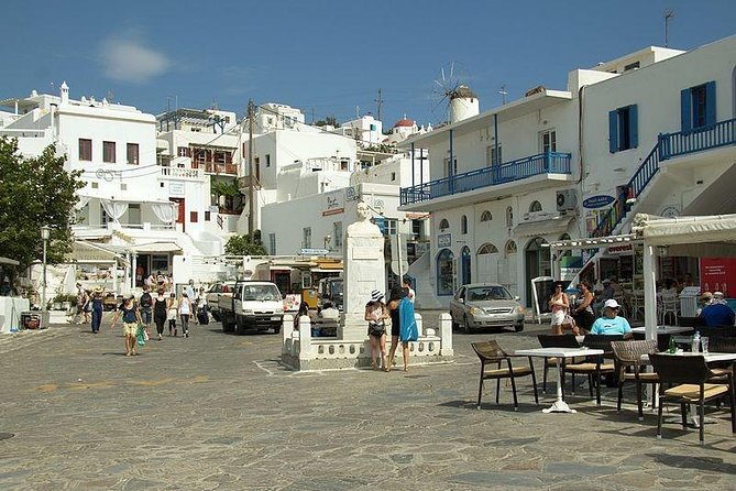 Mykonos Shore Excursion: Private Old Town Walking Tour - Matoyianni Street: Designer Shops and Souvenir Energy