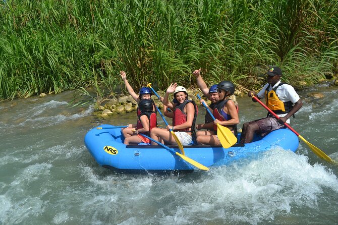 Ocho Rios Shore Excursion: River Rafting and Beach Adventure - On-water excitement: what the Class II rafting (and tubes) feels like