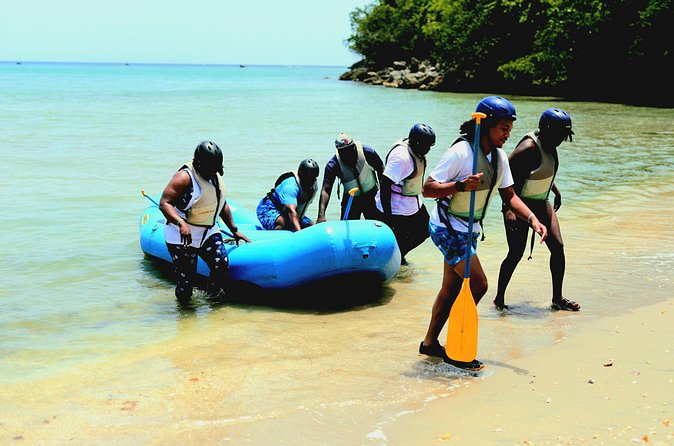 Ocho Rios Shore Excursion: River Rafting and Beach Adventure - The jungle stretch and guide-led navigation