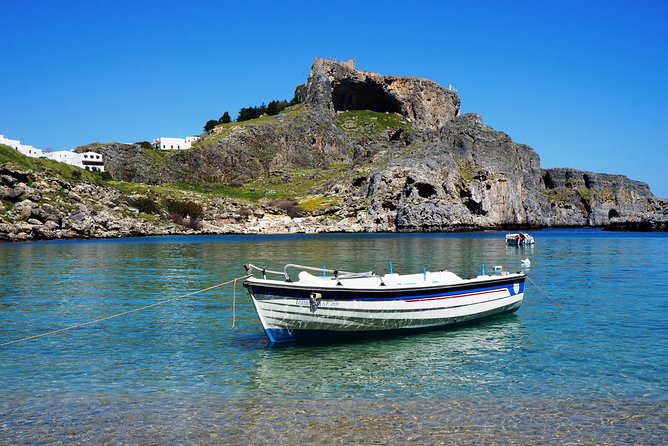 RHODES BEST FIRST IMPRESSION FOR CRUISE SHIP VISITORS - 4 people - Lindos Acropolis e-ticket timing: how to avoid wasting your heat