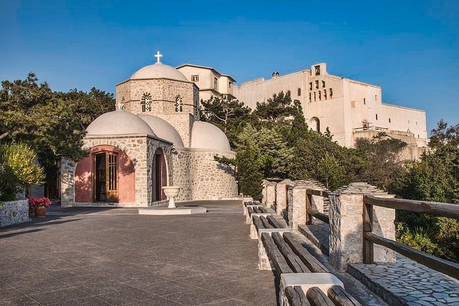 Santorini 4-Hour Private Tour including Wine Tasting, Shore Excursion - Firostefani: a short stop with classic blue-dome energy (Stop 2)