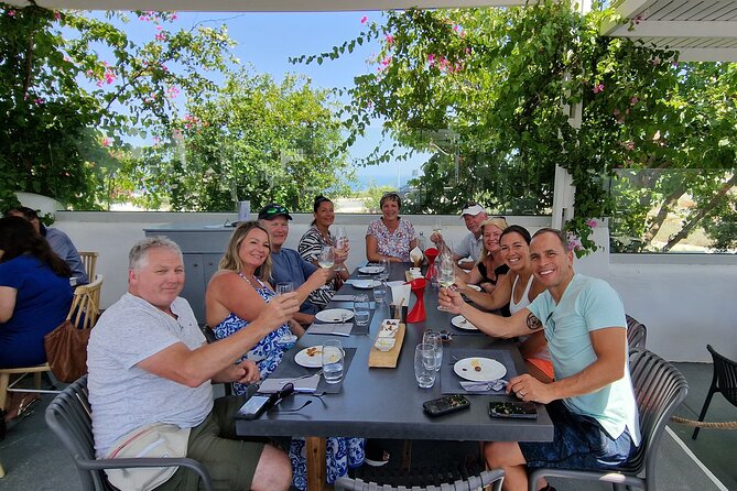 Santorini: 6hr Small Group Shore Excursion Villages & Wine - The Castle of St Nicholas: guided walk plus breathing room