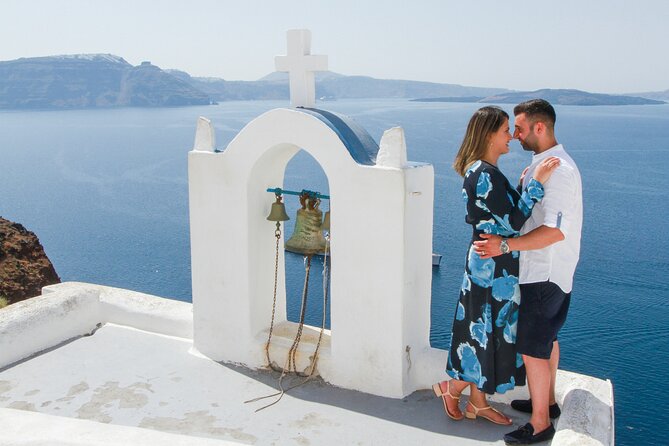 Santorini: Half-Day Island Sightseeing Tour - Firostefani and the Three Bells View: Seeing the Caldera in One Breath
