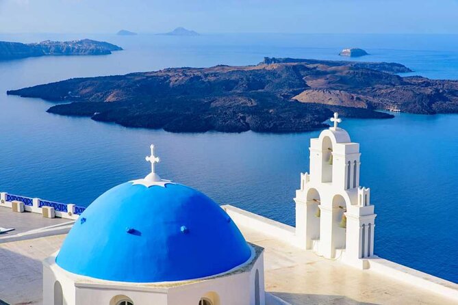 Santorini Shore Excursion & Private Customizable Tour - Three Bells of Fira at Firostefani: Short Stop, Big Views (20 Minutes)