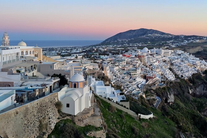 Santorini Shore Excursion: Private Sightseeing Tour - Santo Wines as an optional finale on the caldera