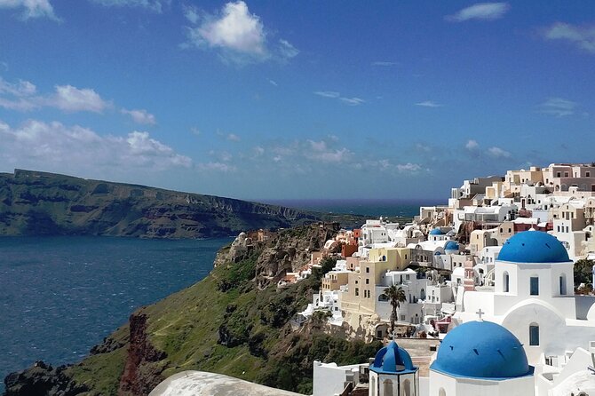 Santorini Shore Excursion: Private Sightseeing Tour - Red Beach photos and Perissa black sand: the volcanic contrast portion