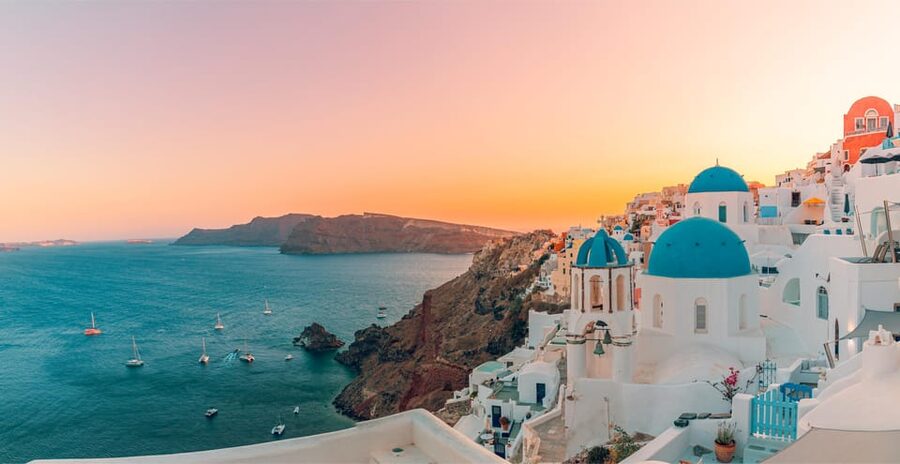 Santorini: Shore Trip to Bypass Cable Car with Boat Transfer - Megalochori: a calmer break with traditional architecture