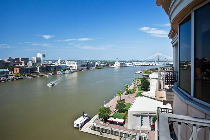 Savannah Georgia Port Tour - The 90-minute route: riverfront first, then Georgia Ports Authority
