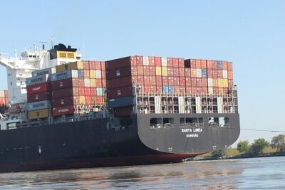 Savannah Georgia Port Tour - What you’ll see: cranes, container loading, and working barges