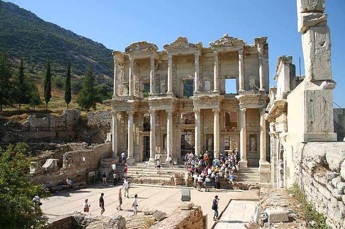 Shore Excursion 1 or 2 Day Private Tour from Kusadasi Port for Ephesus-Pergamon - Library of Celsus and Great Theatre Moments