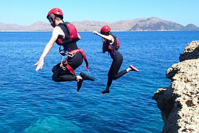 Shore Excursion: Coasteering in Mallorca - Gear Up Fast: wetsuit swap, training, and safety briefing