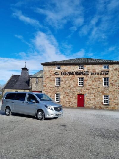 Shore excursion from Invergordon - Castles, Scenery & Whisky - Riding the Mercedes Vito Tourer and Settling In Fast