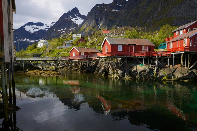 Shore Excursion Full day Private Tour in Lofoten - Stop 6: Sakrisøya and its bright yellow rorbuer cabins