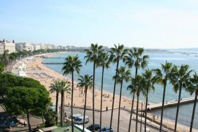 Shore Excursion Private Half Day: Cannes, Antibes, Juan les Pins - Cannes in about 30 minutes: Croisette, Palais des Festivités, and beach light