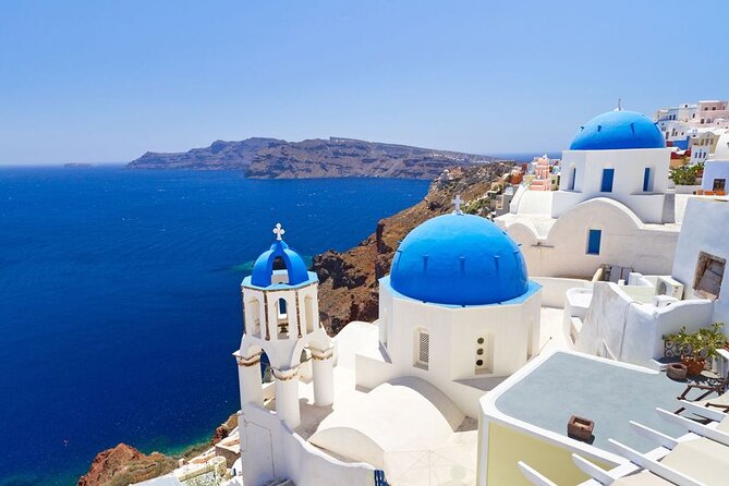 Shore Excursion & Sightseeing at Blue dome Santorini - Fira Center: Shops, Cafes, and Caldera Views on Your Own Feet