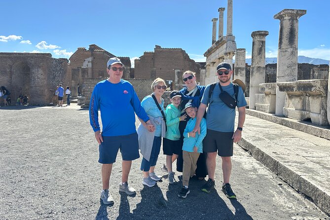 Shore Excursion Tour for Kids from Naples Port to Pompeii and Vesuvius - Naples Port pickup: the easiest start to a long day