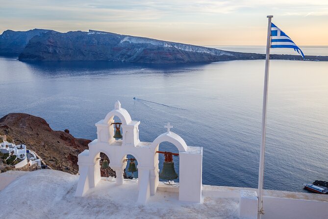 The Best Santorini Small-Group Shore Excursion for Cruise Ships - Firostefani Blue Domed Church Views for Quick Orientation